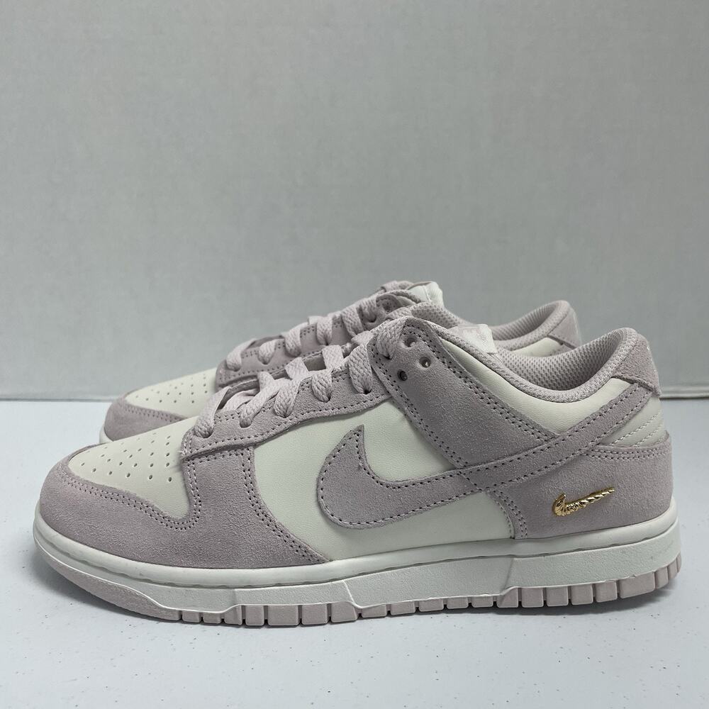 Nike Dunk Low Sail Pearl Pink IO4244 100 Size 9 Women White Low Top Sneaker - Picture 7 of 7